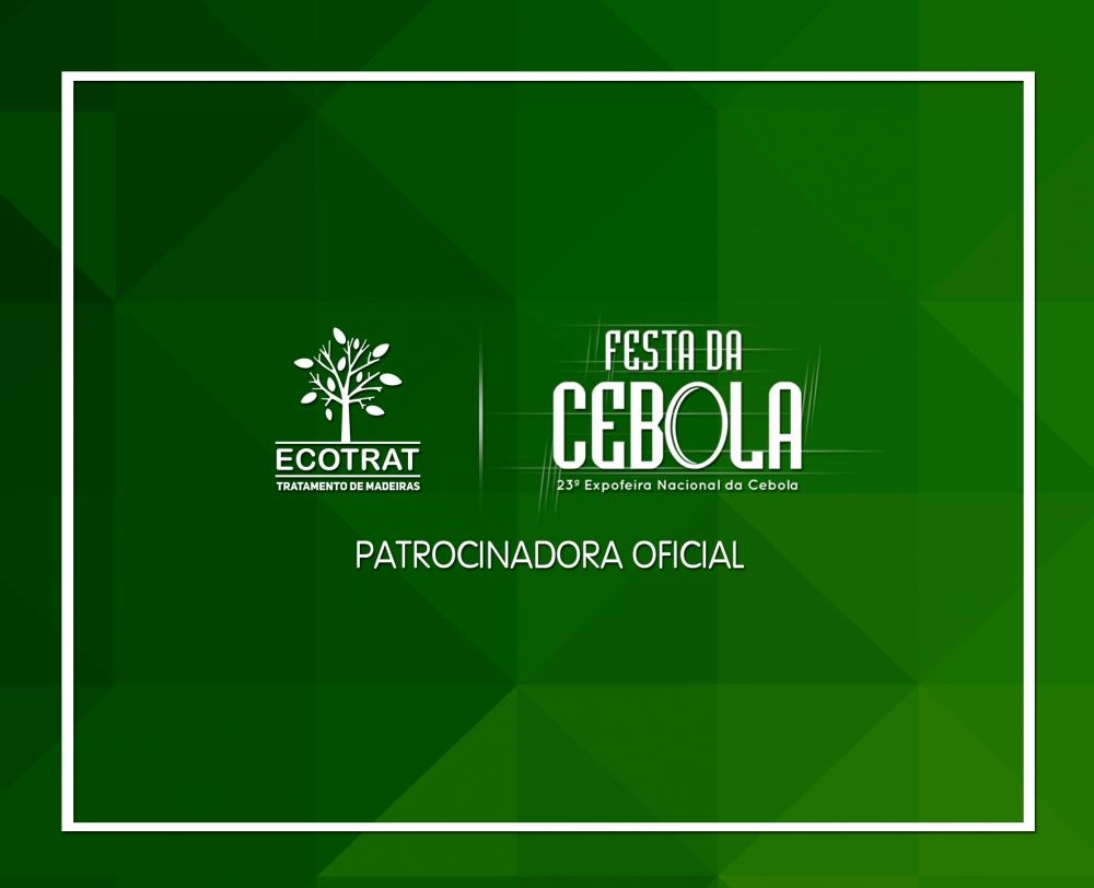 A Ecotrat é patrocinadora oficial da 23ª Expofeira Nacional da Cebola!