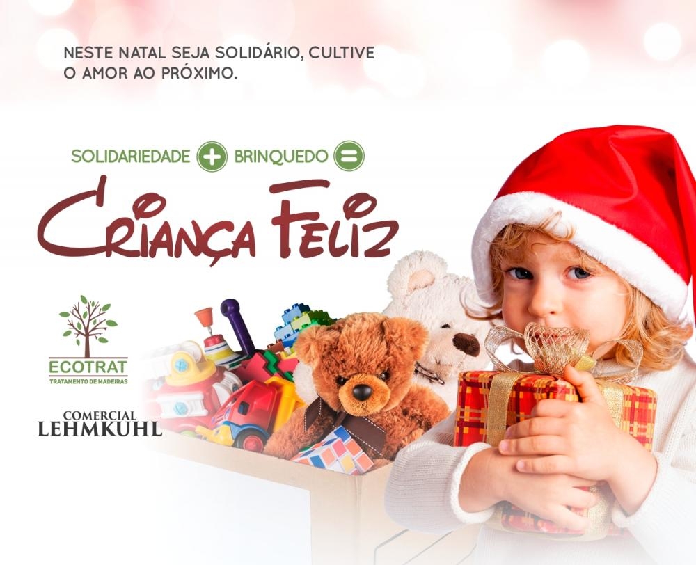 Neste natal, seja solidário e cultive o amor ao próximo.