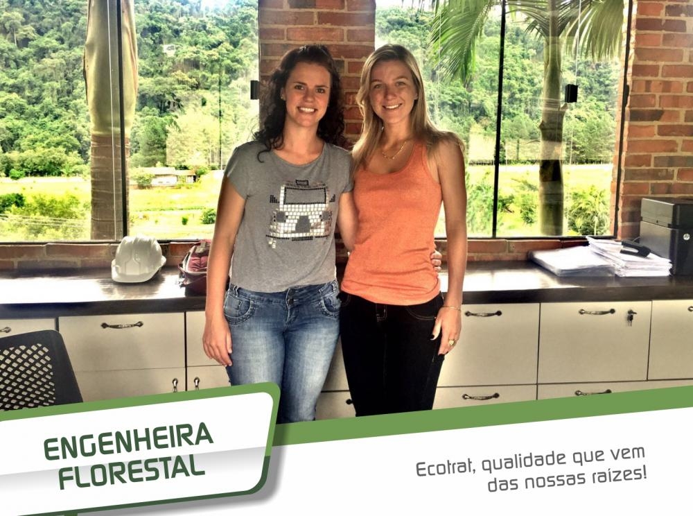 Sempre à frente, a Ecotrat contratou uma engenheira florestal!