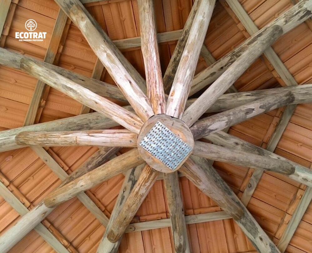 Na Ecotrat você encontra o melhor em madeiras tratadas e mão de obra qualificada para produzir projetos lindos e funcionais, como este quiosque em Rio do Sul!